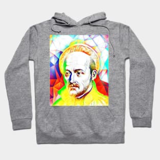 Ignatius of Loyola Colourful Portrait | Ignatius of Loyola Artwork 11 Hoodie